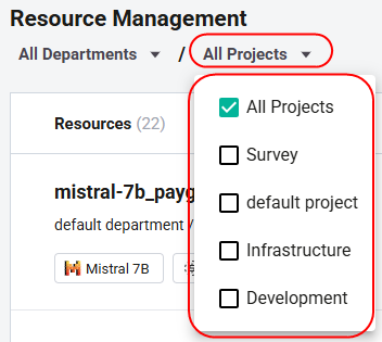projects